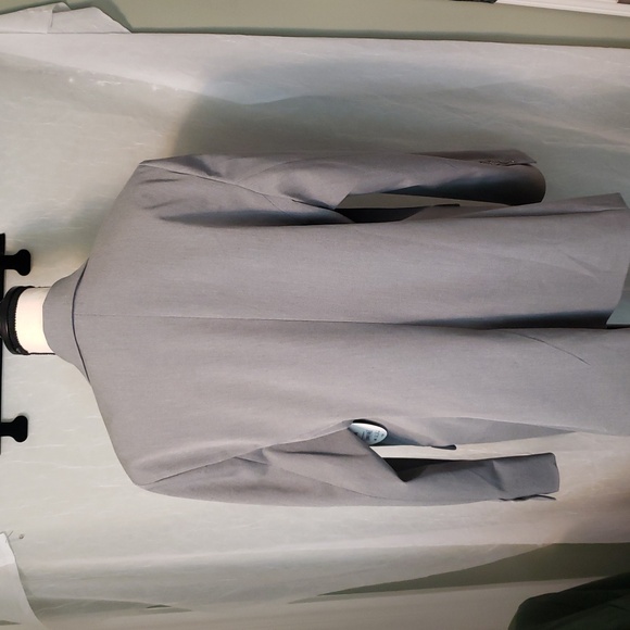 Dove Gray One-button Tropical Blazer XXL - Picture 3 of 15